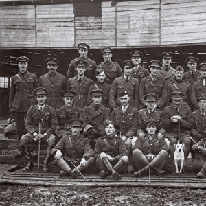 RFC group photo, Northern France, WW1