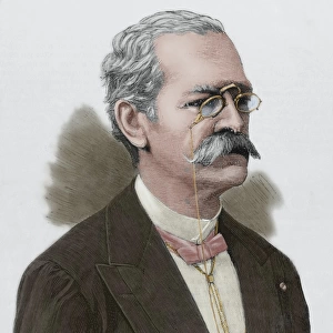 Ricardo Palma (1833-1919). Peruvian author, scholar, librari
