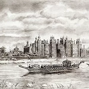 Richmond Palace, Surrey, at the time of King Henry VII