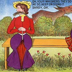 Ridiculous Scottish Comic Postcard