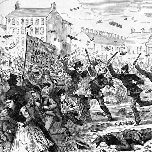 The riots in Belfast