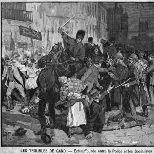 Riots in Ghent 1892