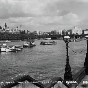 River Thames from Westminster Bridge