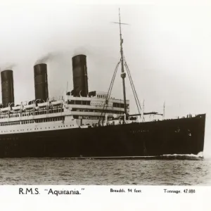 RMS Aquitania, Cunard Line cruise ship