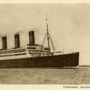 RMS Aquitania - Cunard Ocean Liner