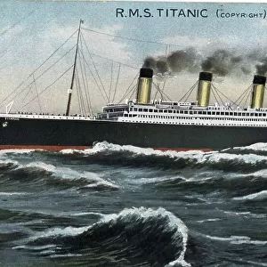 RMS Titanic - pre-maiden voyage postcard