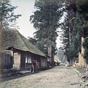 Road at Imaichi, Nikko, Japan, circa 1880s