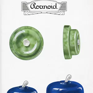 Roanoid bakelite bell push and switch covers