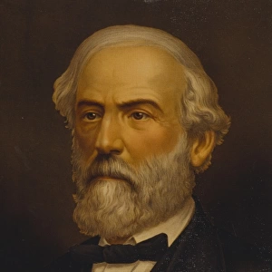 Robert Edward Lee, head-and-shoulders portrait, facing left
