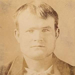 Robert LeRoy Parker, alias Butch Cassidy, head-and-shoulders