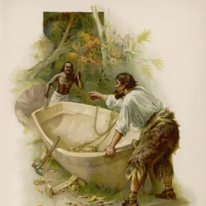 Robinson Crusoe & Boat