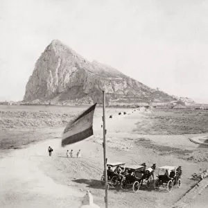 Rock of Gibraltar from neutral ground c. 1880