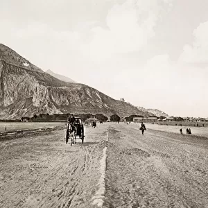 Rock of Gibraltar, pony and cart