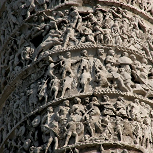 Roman Art. Column of Marcus Aurelius. Built in honour of rom
