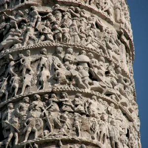 Roman Art. Column of Marcus Aurelius. Built in honour of rom