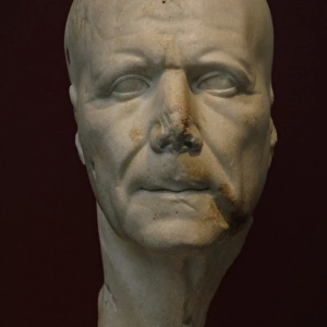 Roman Art. Head of a isiac priest