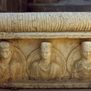 Roman art. Syria. Portraits. Relief. Gardens of Palmyra Arch