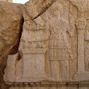 Roman Art. Temple of Bel. Relief depicting the god Aglibol