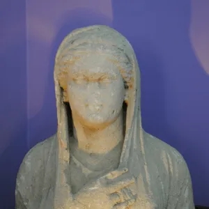 Roman bust of a woman. 1st century AD. Ukraine