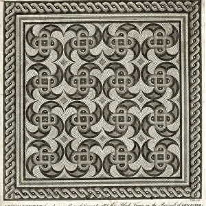 Roman mosaic pavement found at Blackfriars, Leicester