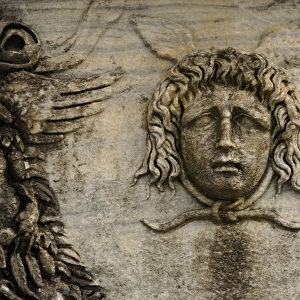 Roman Sarcophagus. Medusa