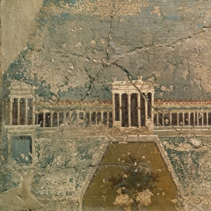 Roman Villa Landscape Pompeii