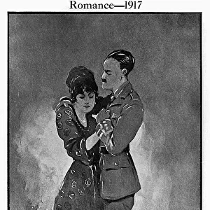 Romance - 1917 by Bruce Bairnsfather, WW1 cartoon