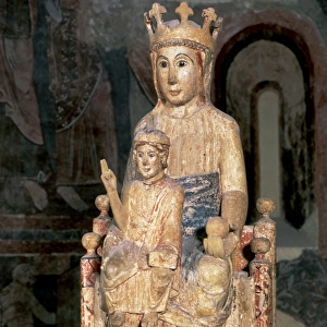 Romanesque art. Spain. Virgin of Veciana. Catalonia