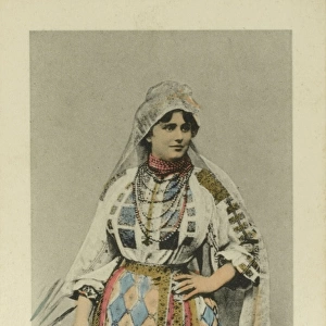 Romanian Woman and watering can