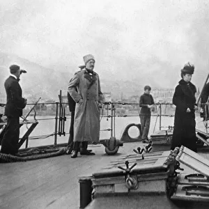 Romanovs flee Crimea on HMS Marlborough, 1919