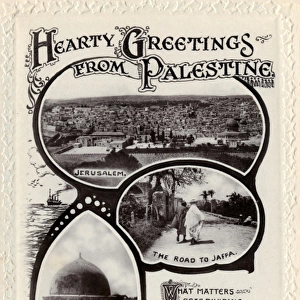 Romantic Postcard. Palestine