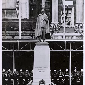 Roosevelt Memorial unveiled at Grosvenor Gardens, London