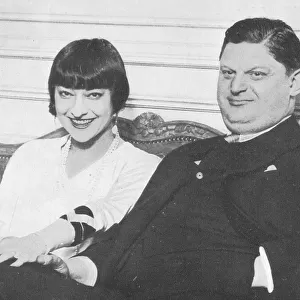 Rosie Dolly and Mortimer Davis Jr, 1928. This was to announce that they had in fact been