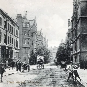 Rossetti Studios (right) at 72 Flood Street, Chelsea, London