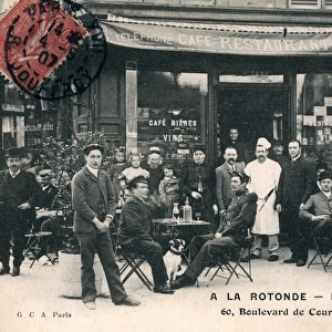 Rotonde Cafe Paris C1905