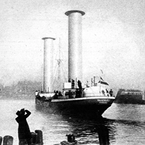 The Rotor Ship Buckau, 1924