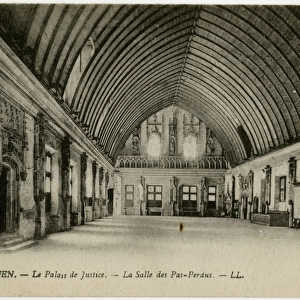 Rouen, France - Palace of Justice - La Salle des Pas-Perdus