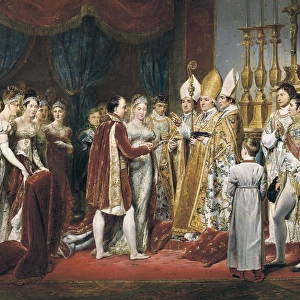 ROUGET, Georges (1784-1869). The Marriage of Napoleon