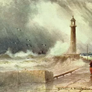 A Rough Day, Whitby, North Yorkshire