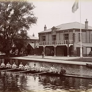 Rowers on the River Cam, c. 1912