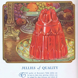 Rowntrees Table Jellies Advert, 1927