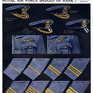 Royal Air Force badges of rank, WW1