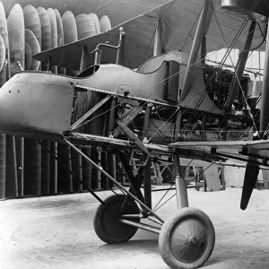 Royal Aircraft Factory FE2b with some fuselage panels remove