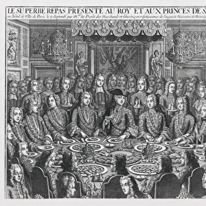 Royal banquet to celebrate the birth of Dauphin