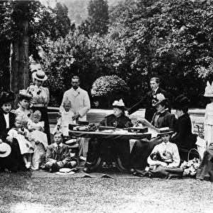 Royal family group at Osborne House