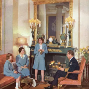 Royal family at home, special sitting for ILN, May 1942