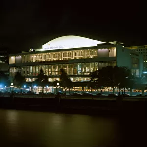 The Royal Festival Hall at Night - front