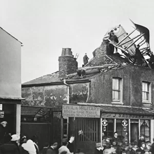 Royal Flying Corps Bi-Plane Crashed on the Roof of Saund?