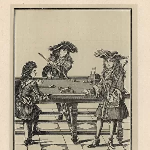 The royal game of fortifications, table billiards