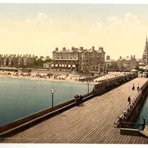 Royal Hotel from pier, Lowestoft, England